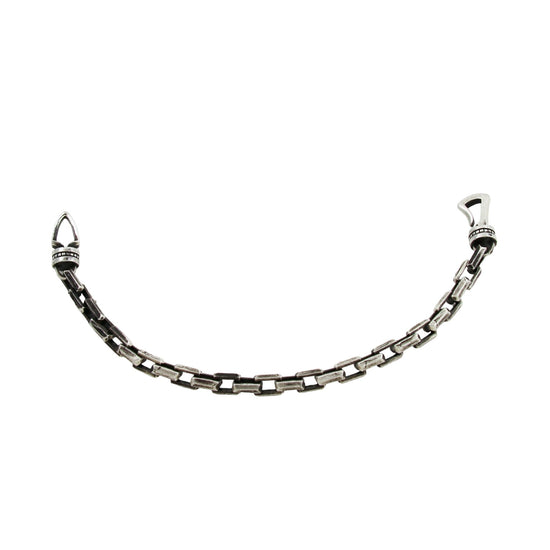 Load image into Gallery viewer, Silver Textured Link Bracelet - Kingdom Jewelry
