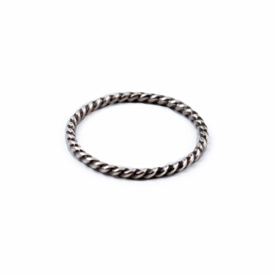 Silver Twist Stacking Ring - Kingdom Jewelry