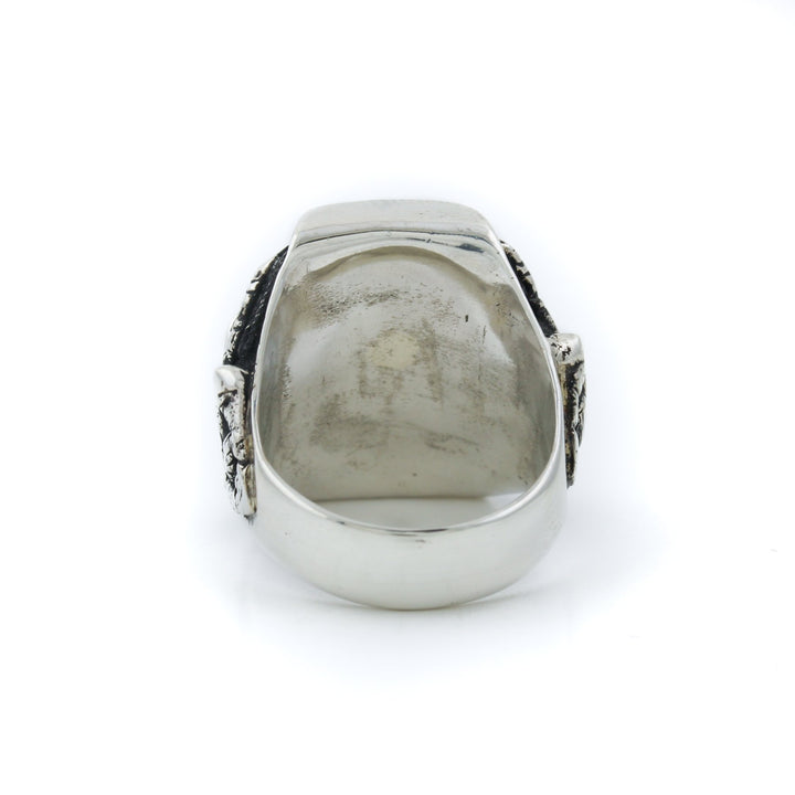 Silver Vintage Tibetan Turquoise Ring - Kingdom Jewelry