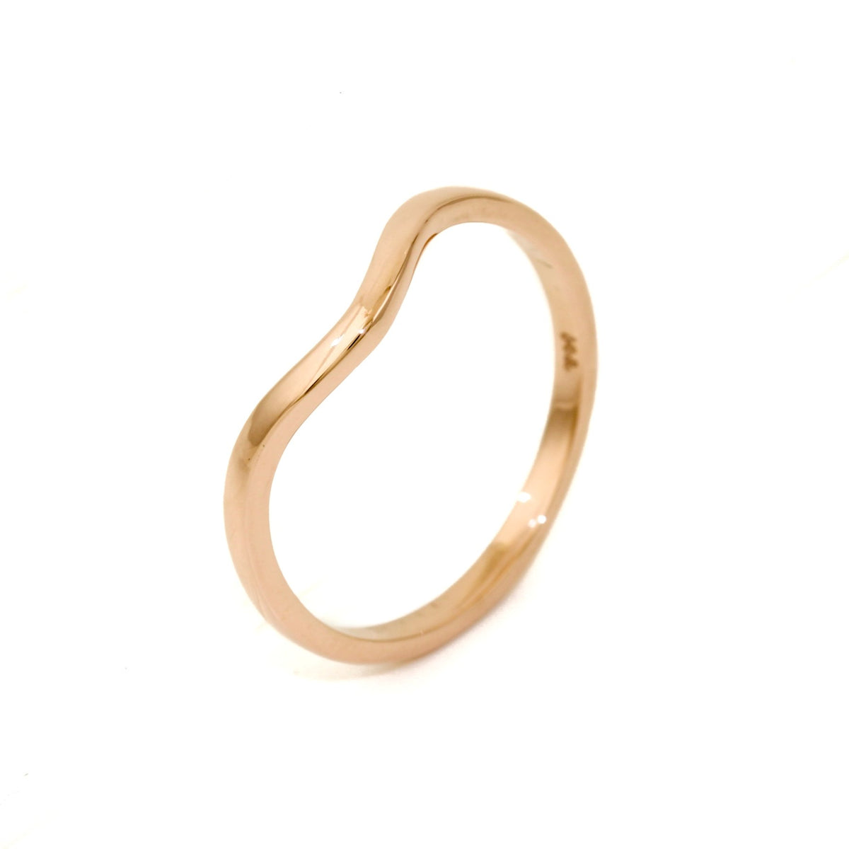 Simple 14K Rose Gold Tiara Band - Kingdom Jewelry