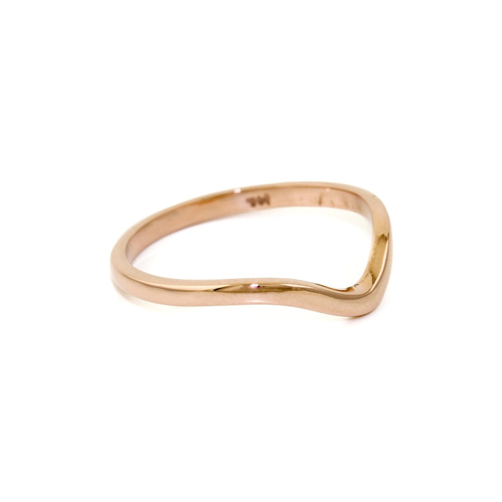 Simple 14K Rose Gold Tiara Band - Kingdom Jewelry