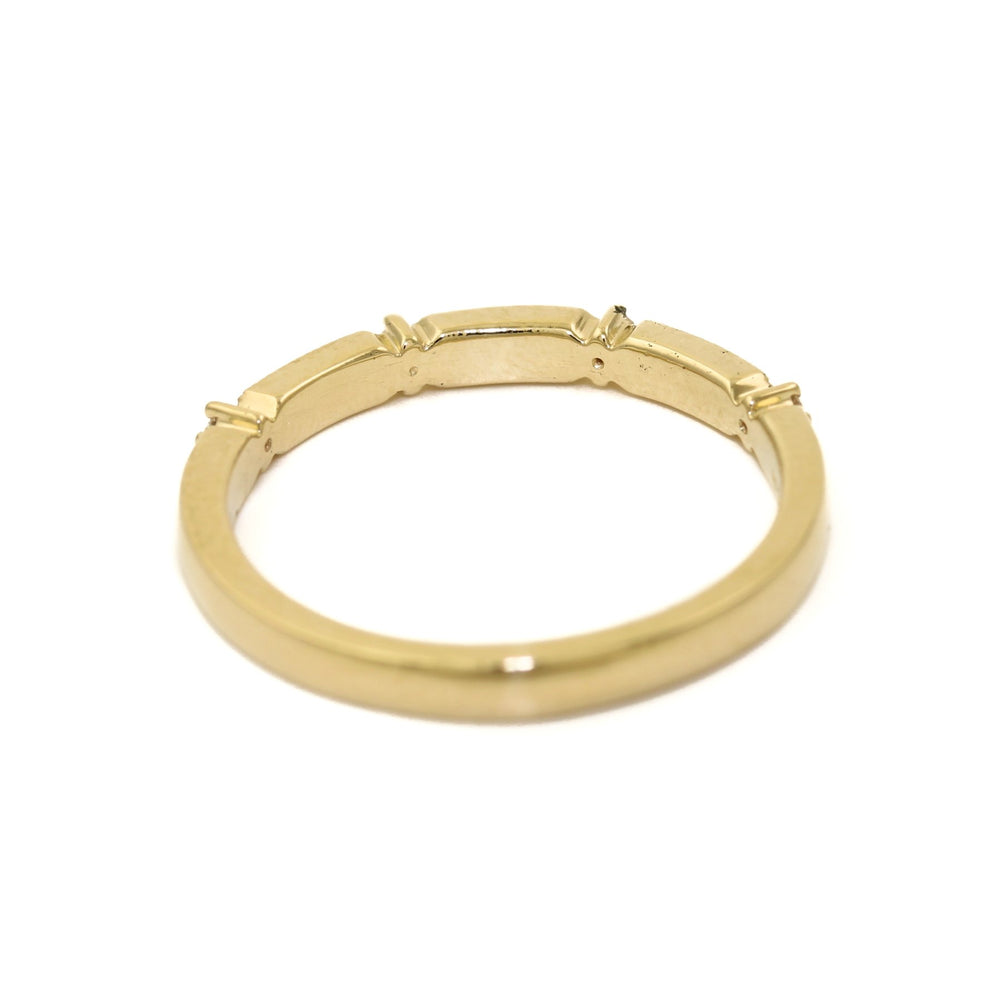 
                      
                        Simple Textured Gold and with Diamond Accent - Kingdom Jewelry
                      
                    