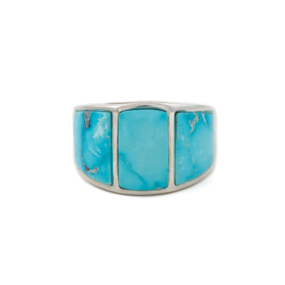 
                      
                        Sky Blue Inlay Turquoise Navajo Ring - Kingdom Jewelry
                      
                    