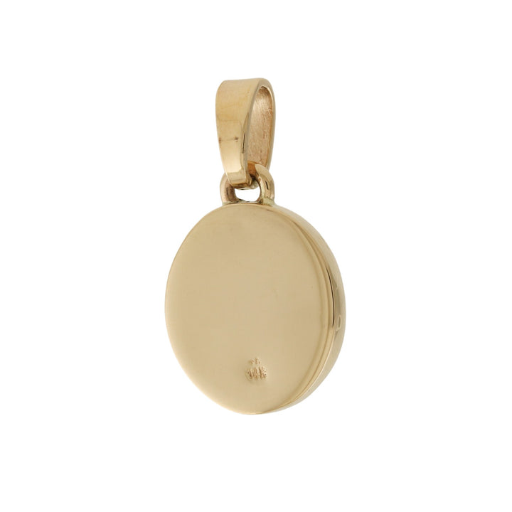 Skyward 14 KT Gold x Lavender Golden Hills Turquoise Oval Pendant - Kingdom Jewelry