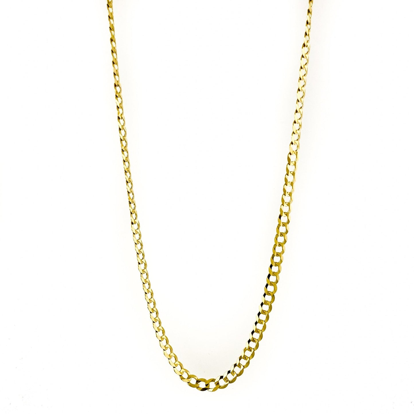Sleek Curb-Link Necklace - Kingdom Jewelry