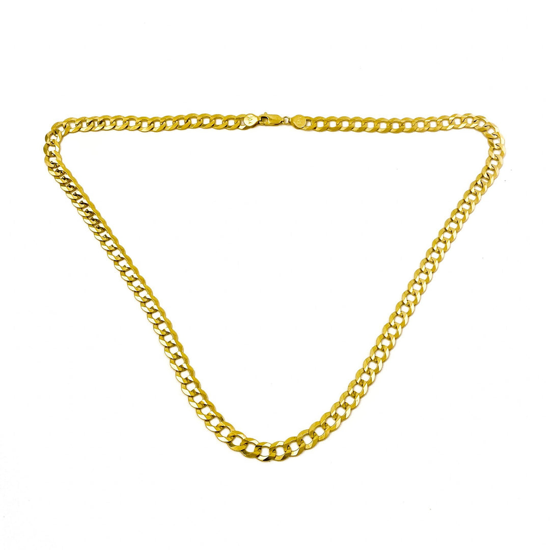 Sleek Curb-Link Necklace - Kingdom Jewelry