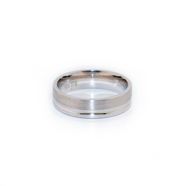 Sleek Two-Tone Band - Kingdom Jewelry