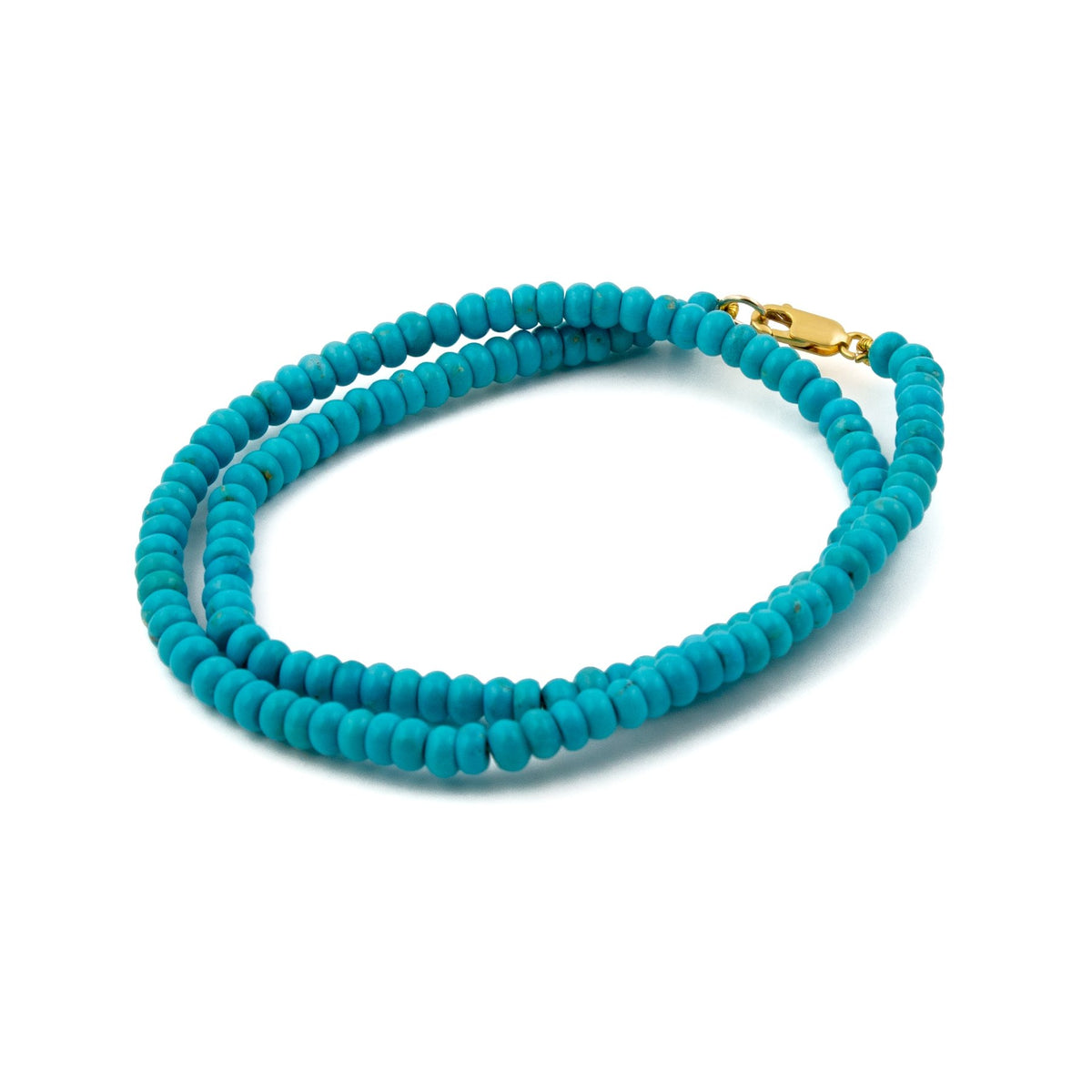 Sleeping Beauty Roundelle Turquoise Necklace - Kingdom Jewelry