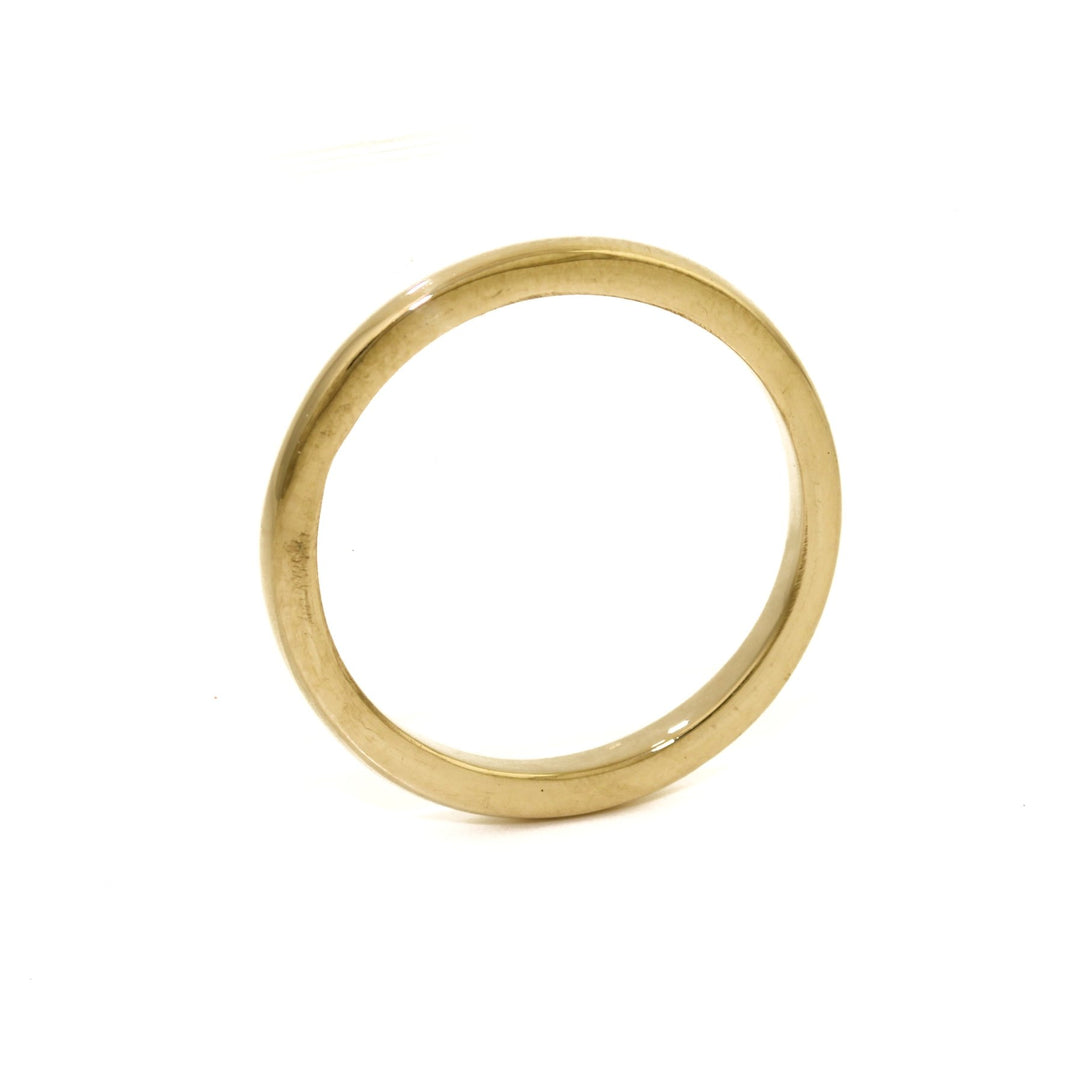 Slim Straight Stacking Band in 14K - Kingdom Jewelry