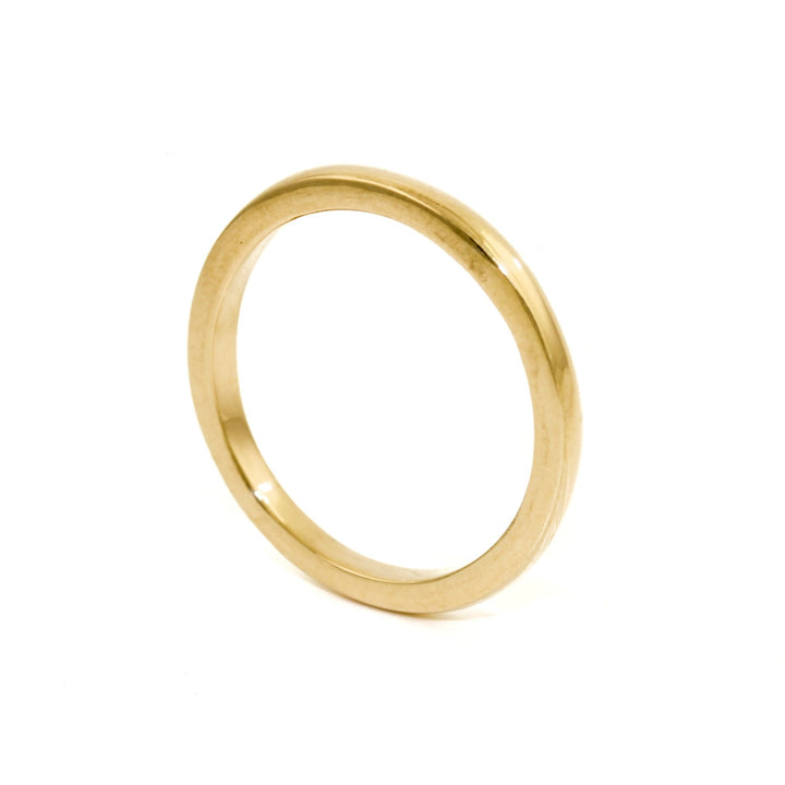 Slim Straight Stacking Band in 14K - Kingdom Jewelry