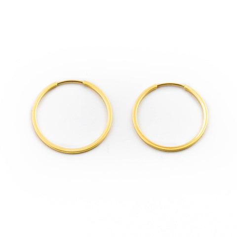 Small Gold Hoop Earrings - Kingdom Jewelry