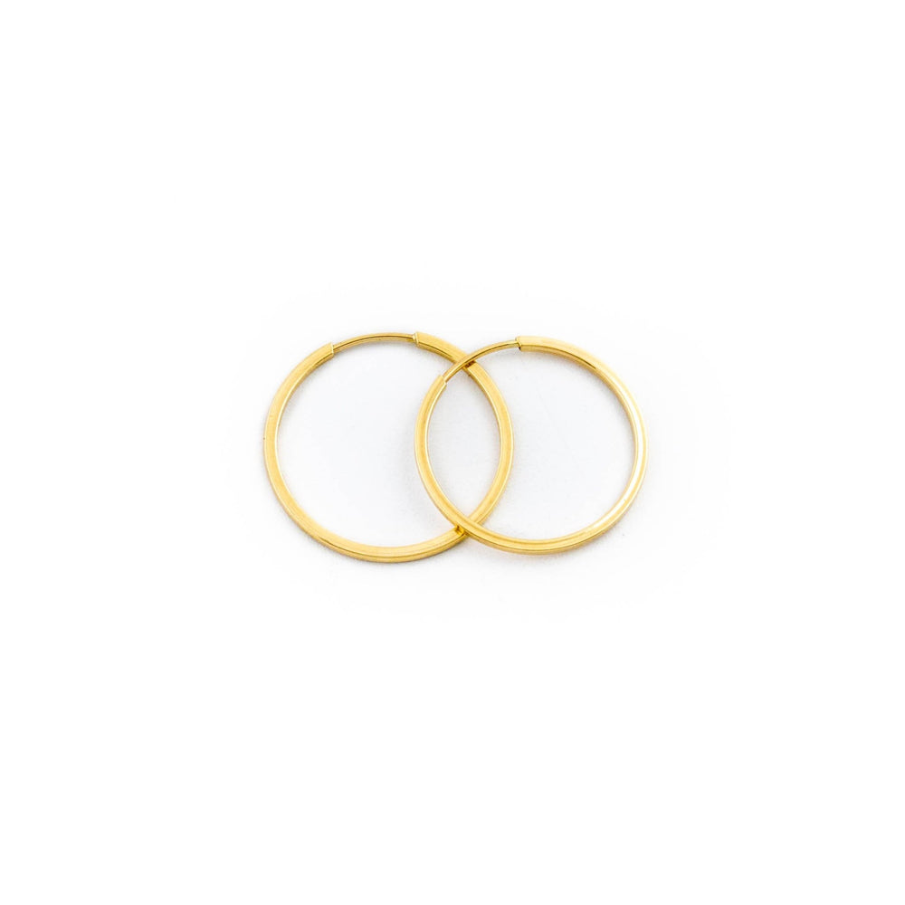 Small Gold Hoop Earrings - Kingdom Jewelry