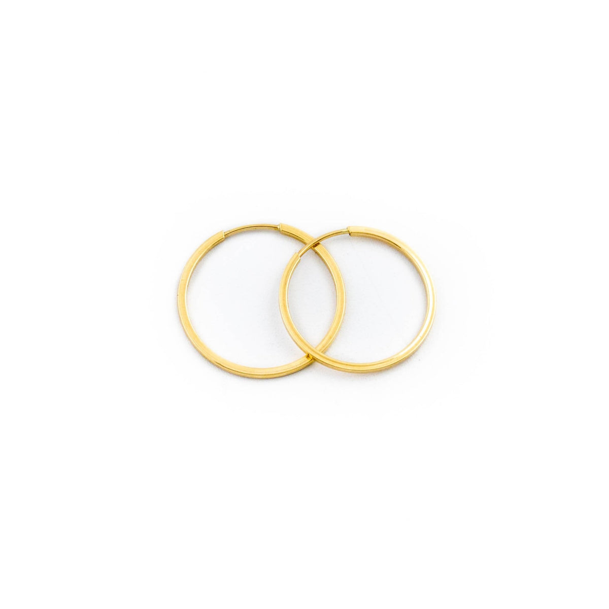 Small Gold Hoop Earrings - Kingdom Jewelry