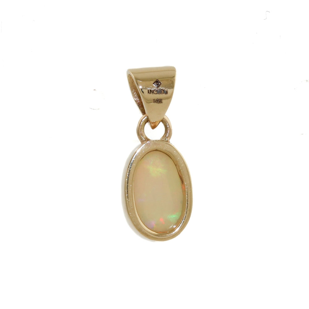 
                      
                        Small Welo Opal 14k Pendant - Kingdom Jewelry
                      
                    