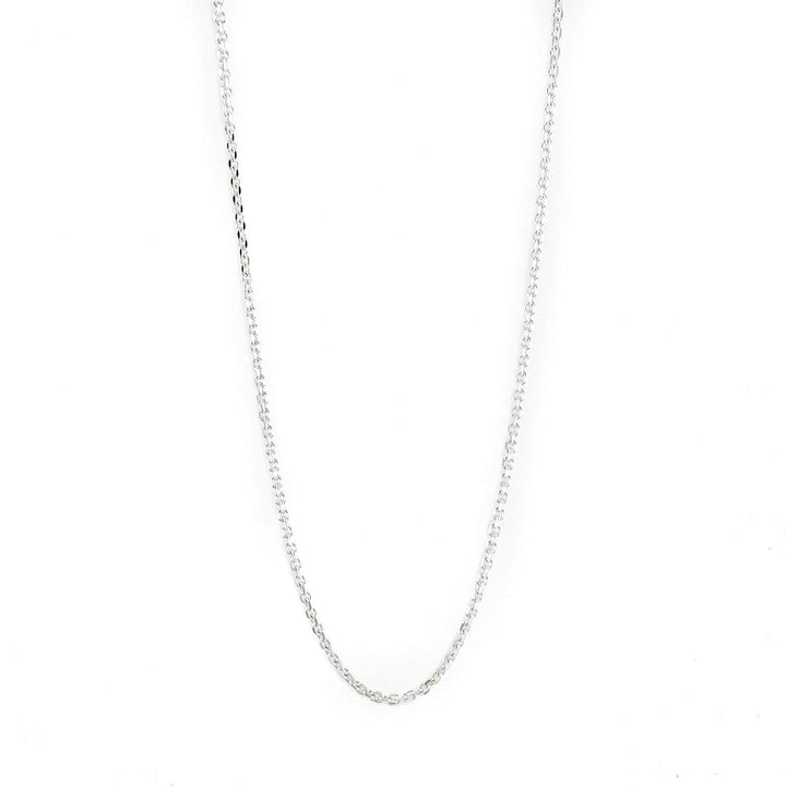 Solid Sterling Silver 3mm Trace Link Chain Necklace - Kingdom Jewelry