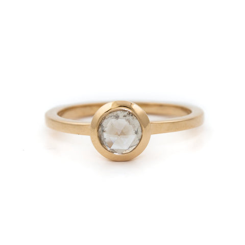 Solitaire Rosecut Diamond Ring - Kingdom Jewelry