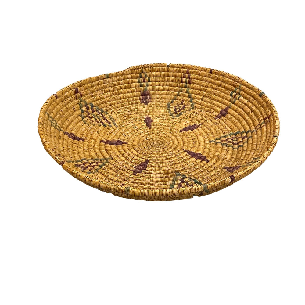 Southwest 1950's Arrowhead Weaved Basket - Kingdom Jewelry