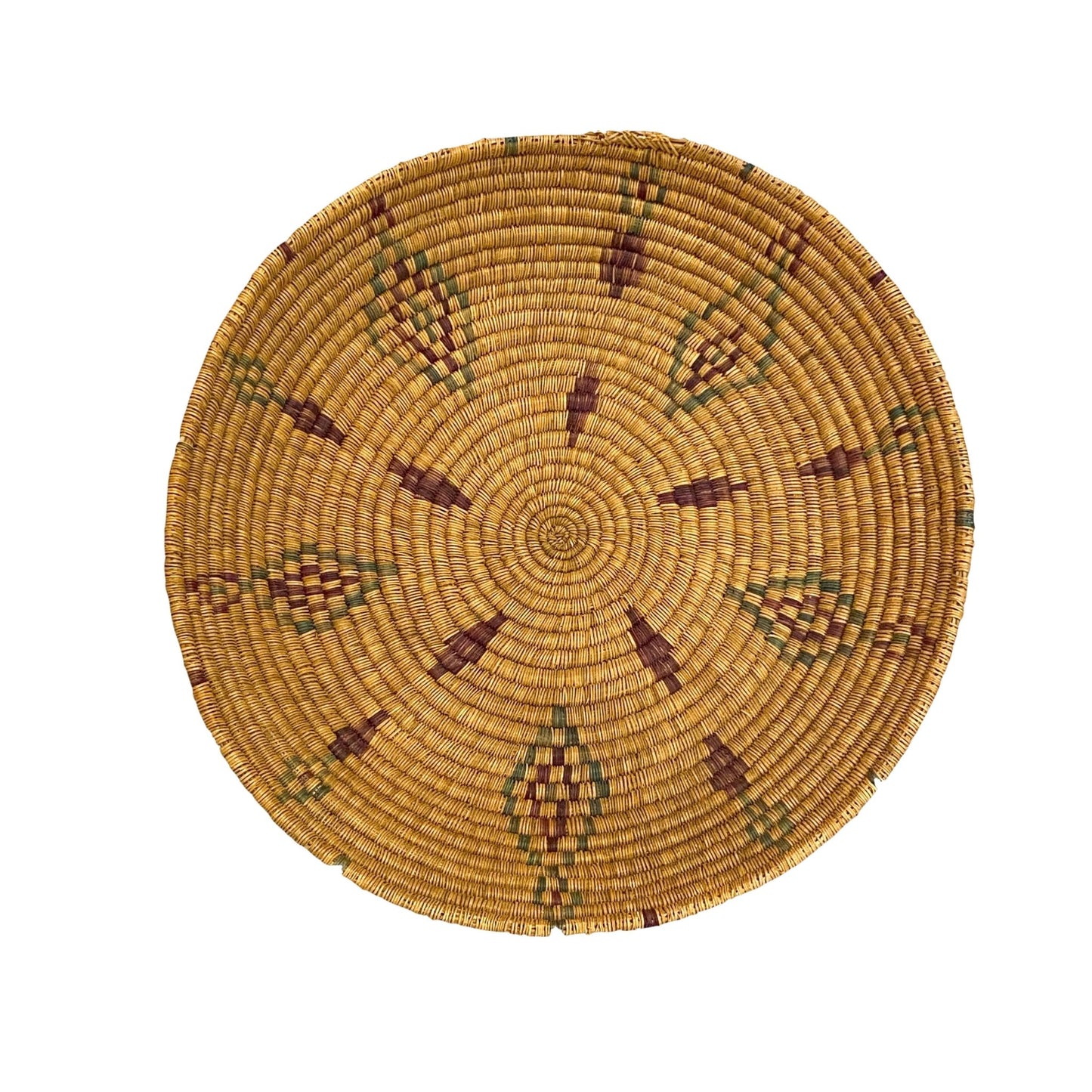 Southwest 1950's Arrowhead Weaved Basket - Kingdom Jewelry