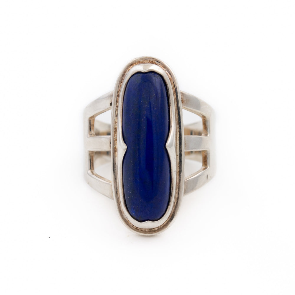 Split Shank Lapis Ring - Kingdom Jewelry