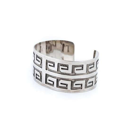 Square Wave Hopi Cuff - Kingdom Jewelry