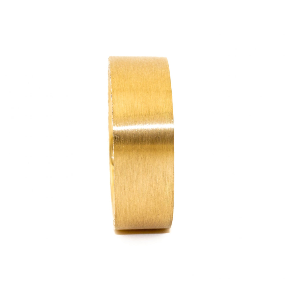 
                      
                        Squared 14 K Matte Gold x Diamond Band - Kingdom Jewelry
                      
                    