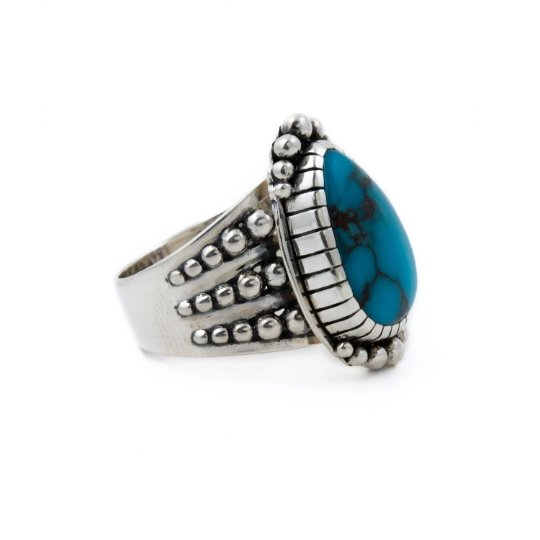 Load image into Gallery viewer, Stabilized Egyptian Bubbled Band Ring - Kingdom Jewelry
