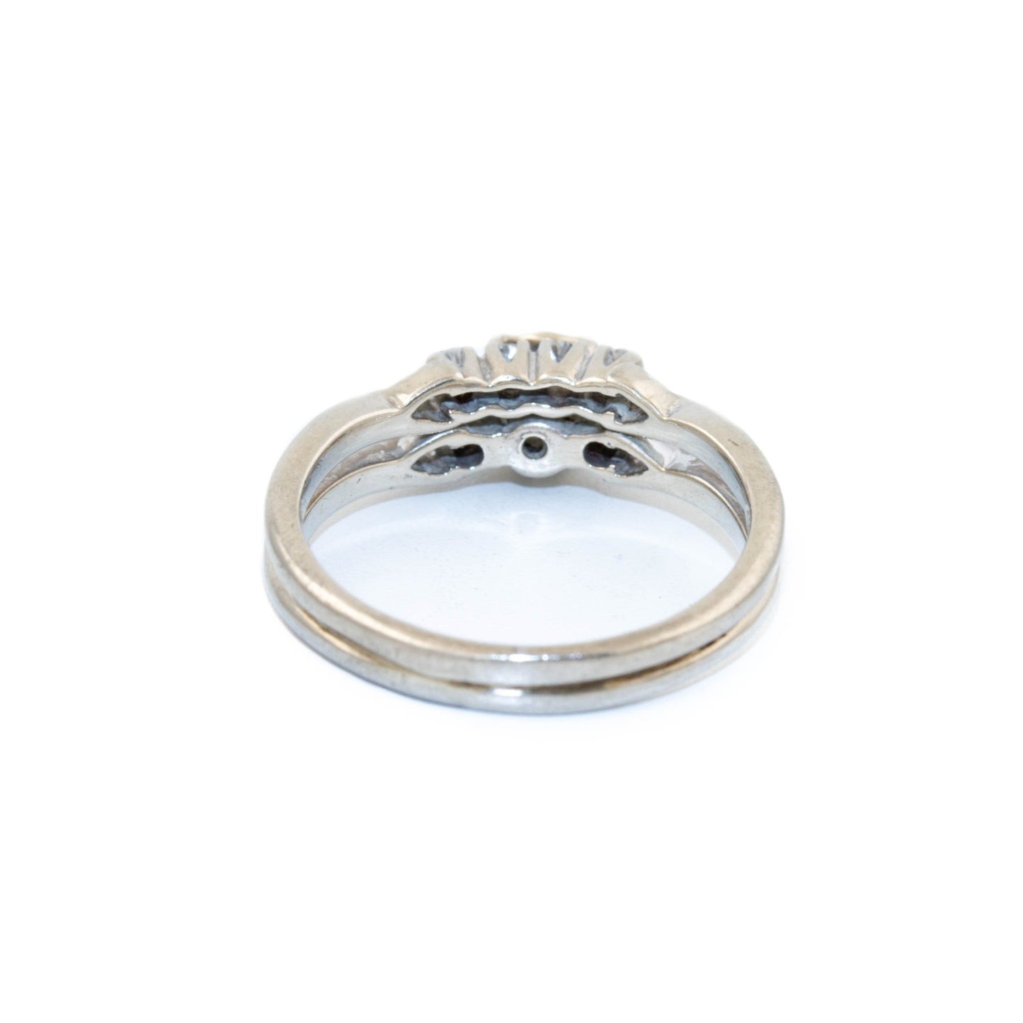 Stacked Gold Diamond Ring - Kingdom Jewelry