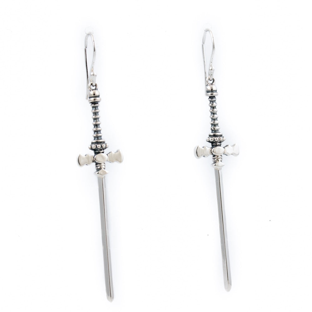 Sterling Silver "Defender" Earrings - Kingdom Jewelry