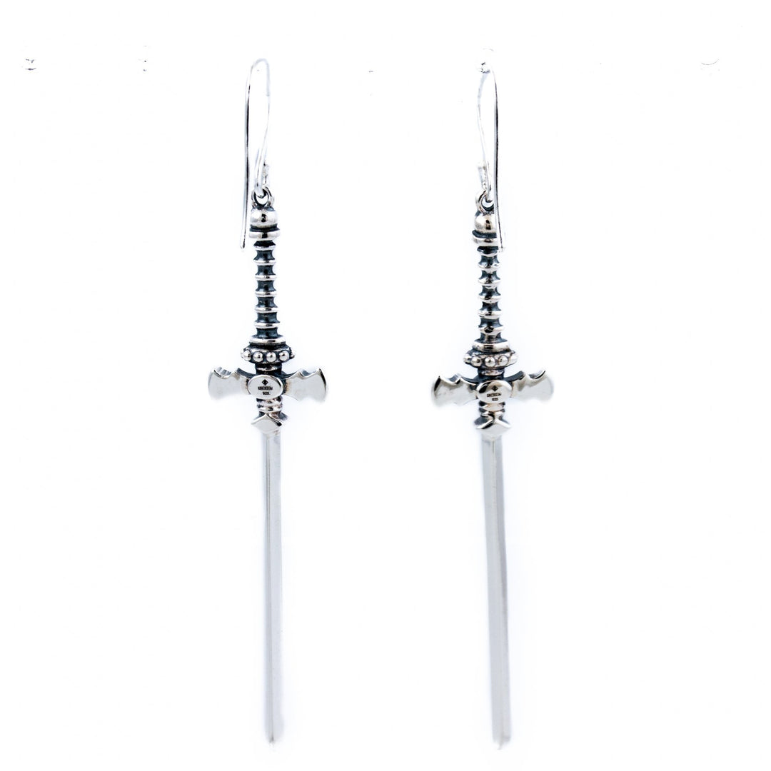 Sterling Silver "Defender" Earrings - Kingdom Jewelry