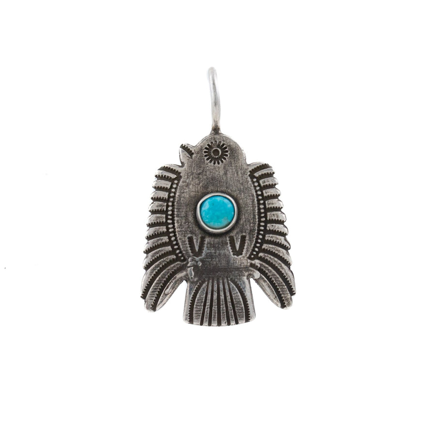 Sterling Silver Thunderbird Pendant By Buffalo - Kingdom Jewelry