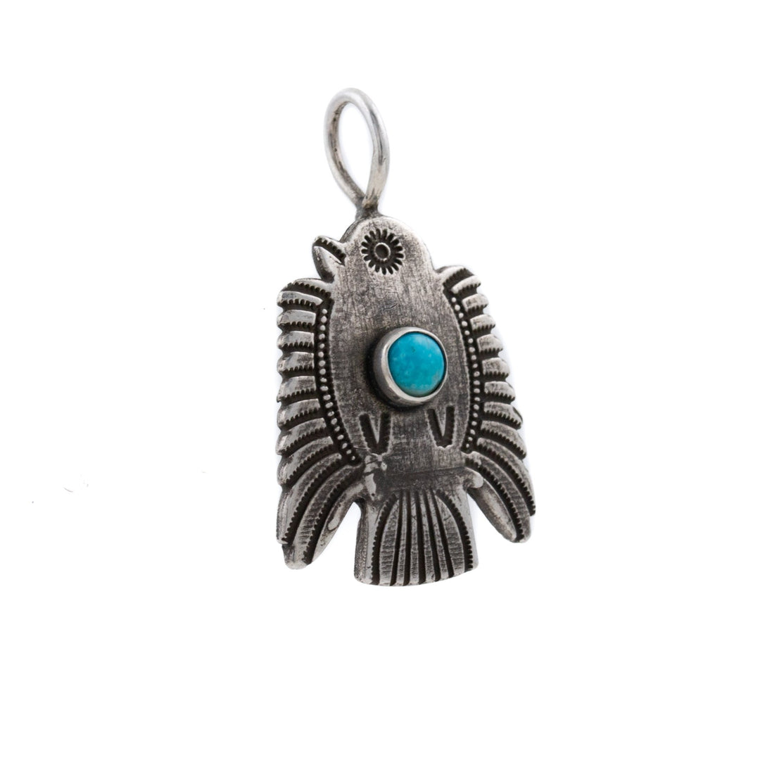 Sterling Silver Thunderbird Pendant By Buffalo - Kingdom Jewelry