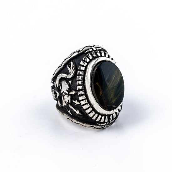 Stripped Black Mountain Ring - Kingdom Jewelry