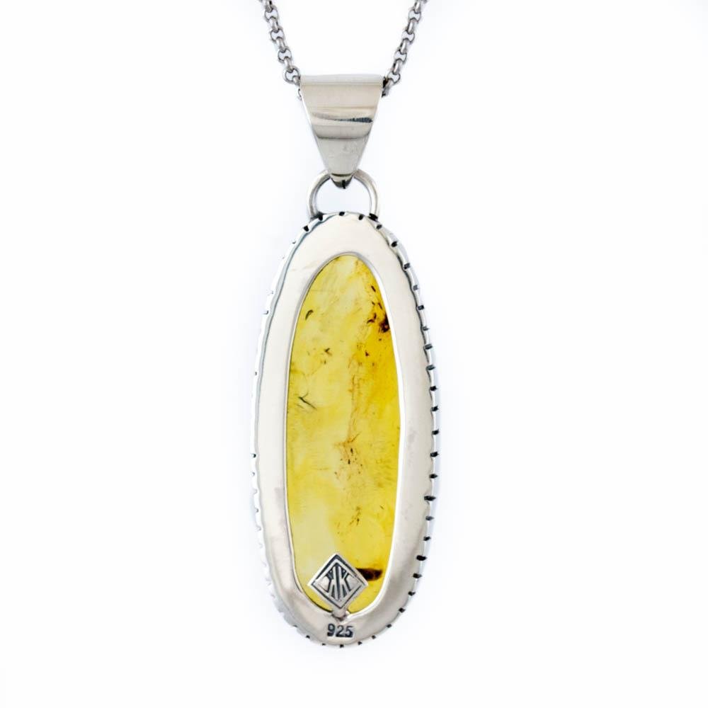 
                      
                        Sunny Mexican Amber Pendant - Kingdom Jewelry
                      
                    