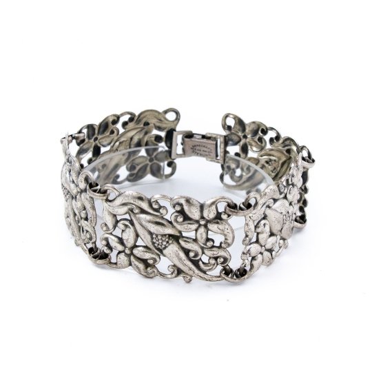 Taxco Silver Panelled Cuff - Kingdom Jewelry