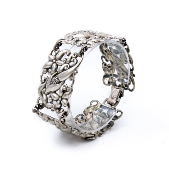 Taxco Silver Panelled Cuff - Kingdom Jewelry