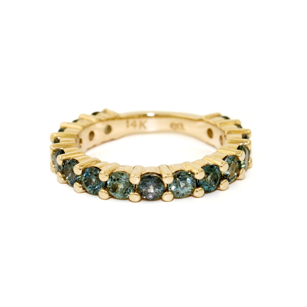 
                      
                        Teal Sapphire Band - Kingdom Jewelry
                      
                    