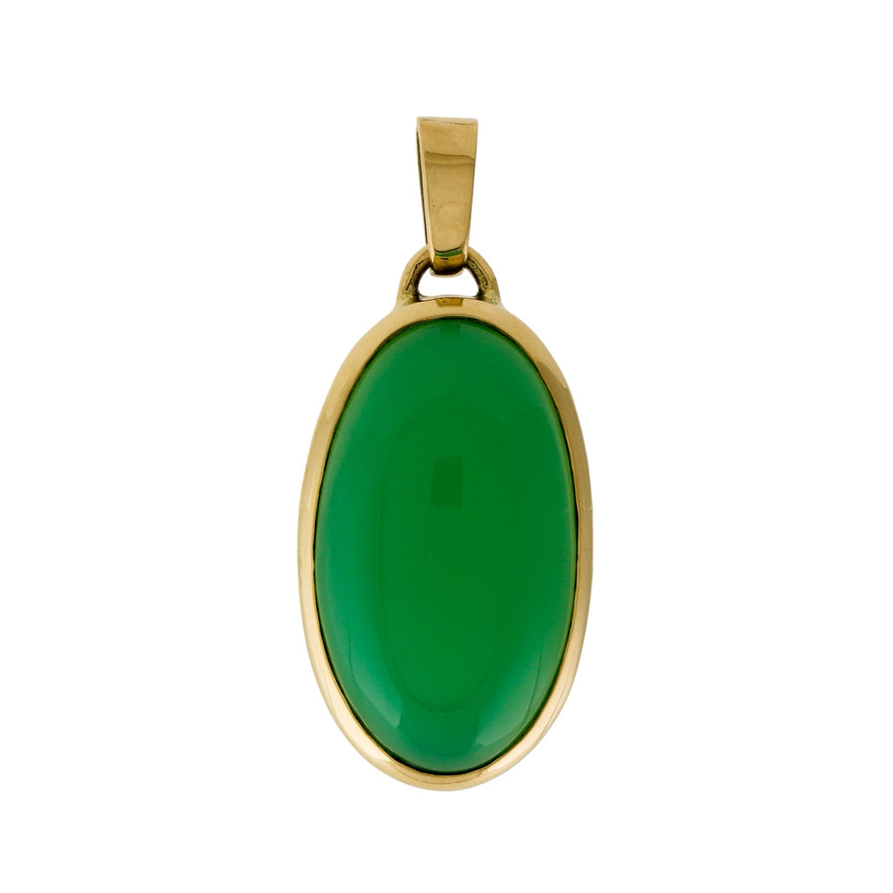 
                      
                        "Tenera" Chrysoprase 14k Pendant - Kingdom Jewelry
                      
                    