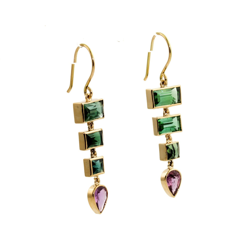 
                      
                        Teresa Sapphire x Tourmaline Earrings - Kingdom Jewelry
                      
                    