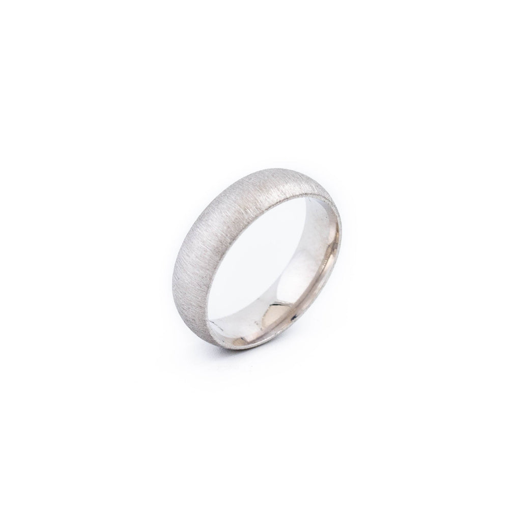 
                      
                        Textured Rounded Silver Band - Kingdom Jewelry
                      
                    