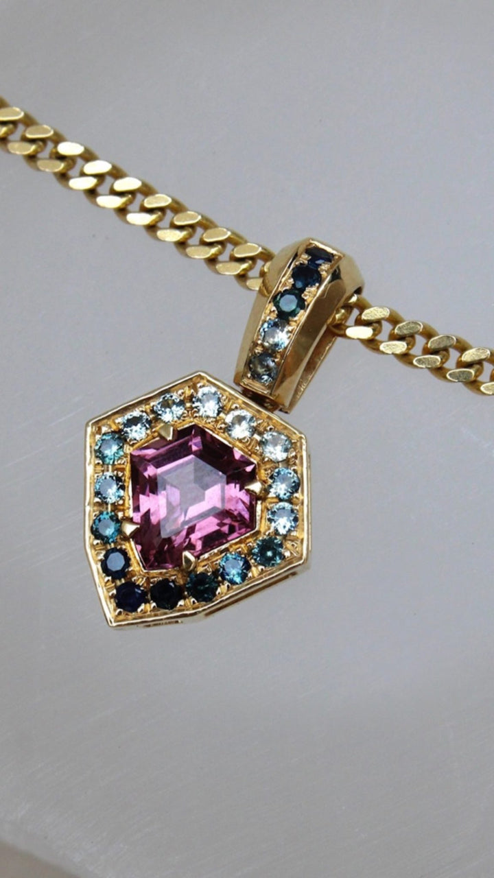 The Aurora Sapphire Pendant - Kingdom Jewelry