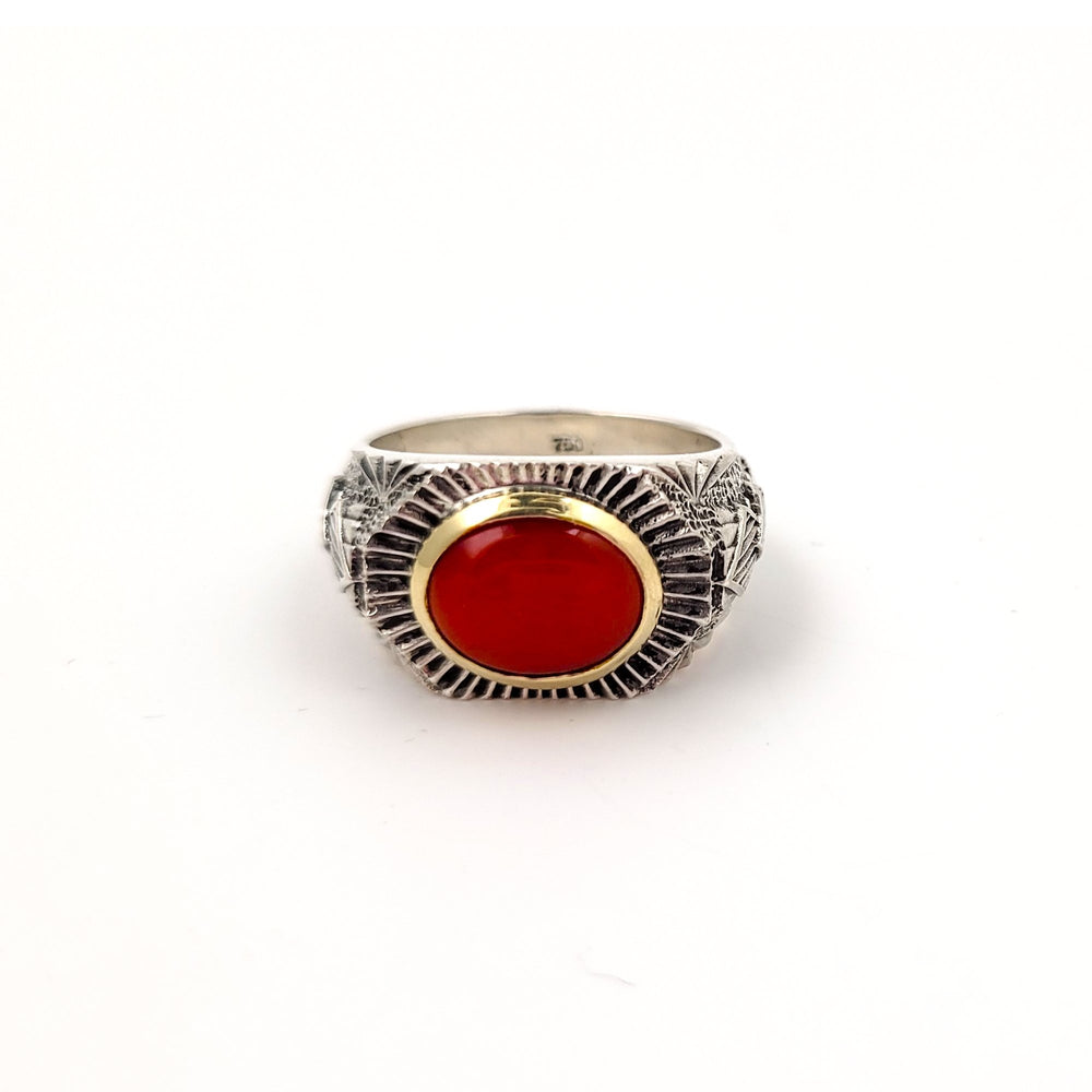 The Empire Red Coral Kingdom Ring - Kingdom Jewelry