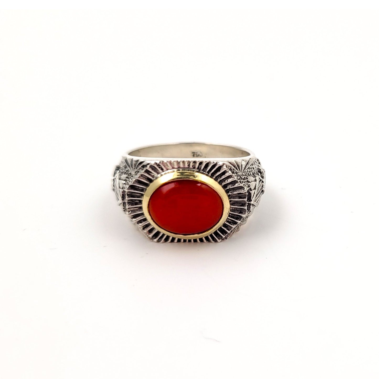 The Empire Red Coral Kingdom Ring - Kingdom Jewelry