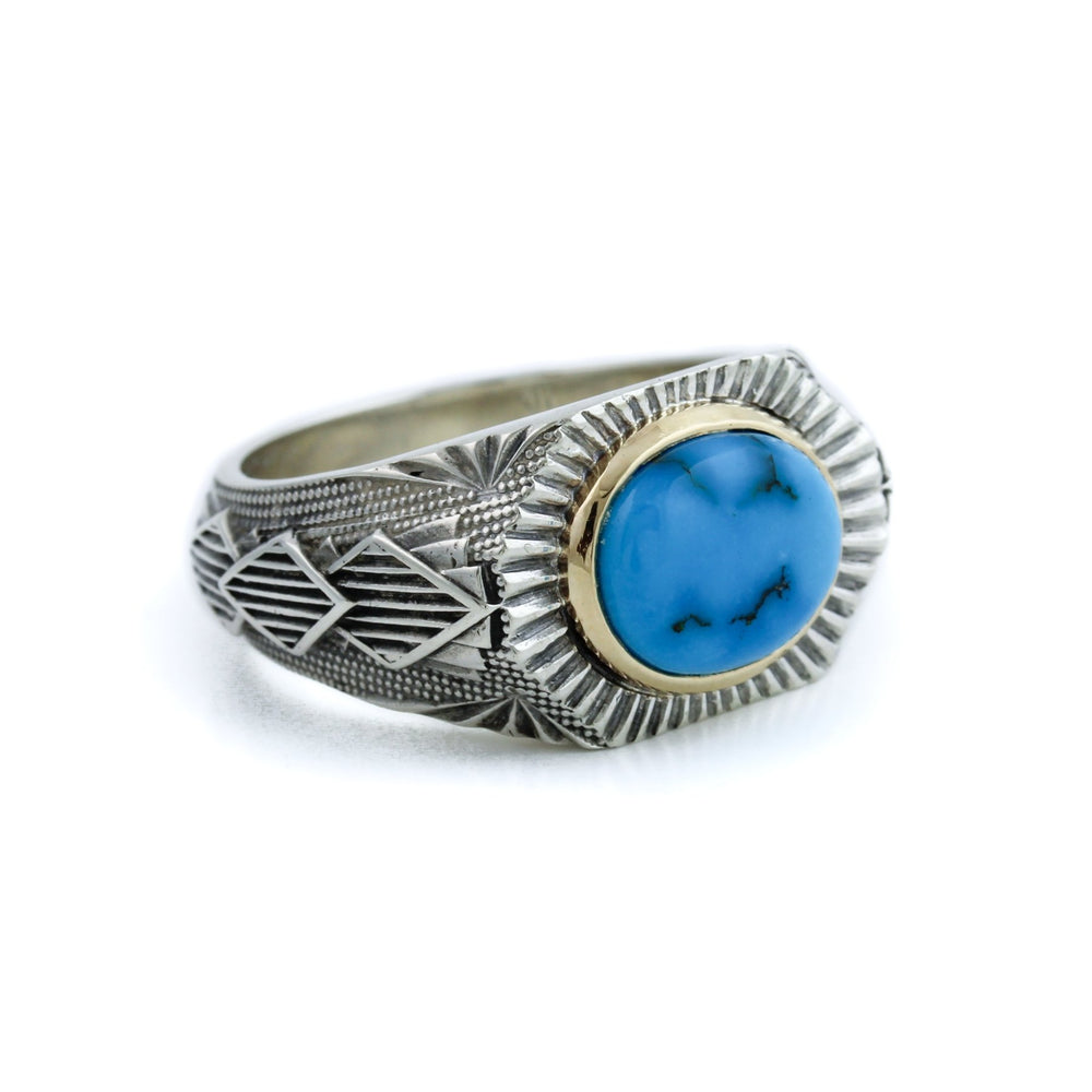 
                      
                        The Empire Turquoise Kingdom Ring x 14k Gold - Kingdom Jewelry
                      
                    