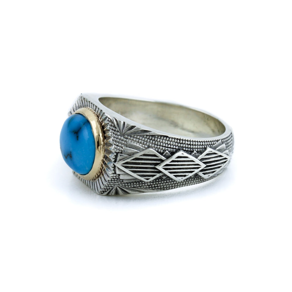 
                      
                        The Empire Turquoise Kingdom Ring x 14k Gold - Kingdom Jewelry
                      
                    