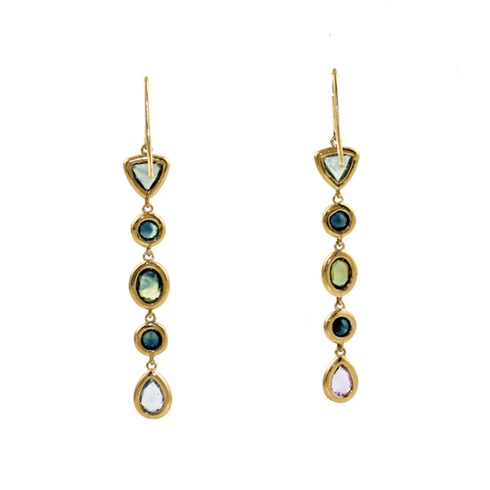 The Estelle Sapphire Earrings x 14K - Kingdom Jewelry