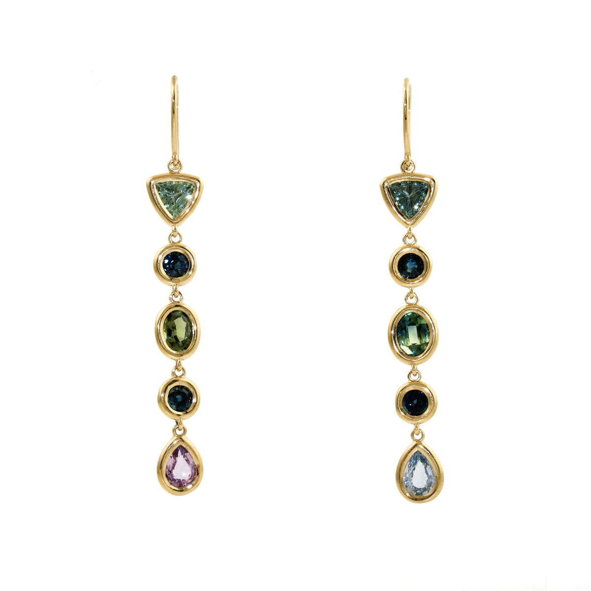 The Estelle Sapphire Earrings x 14K - Kingdom Jewelry