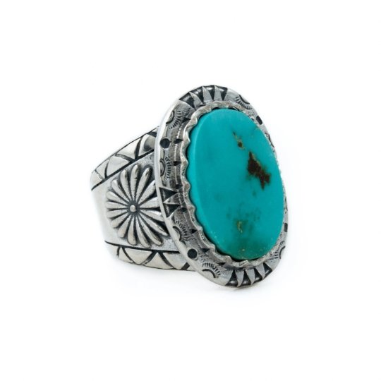 The "Imperial Seal" with Royston Turquoise - Kingdom Jewelry