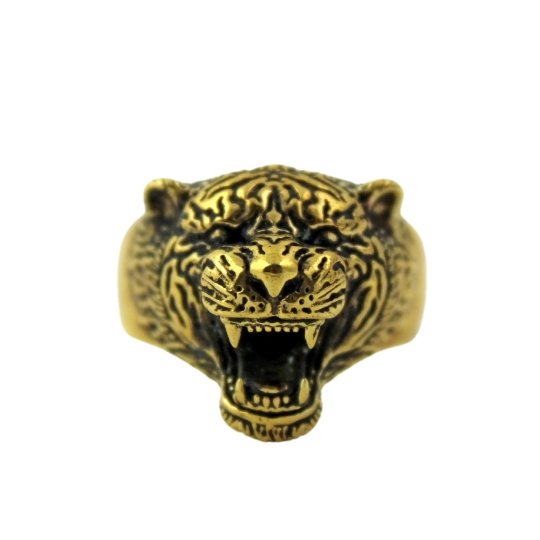 The King Signet in Brass - Kingdom Jewelry