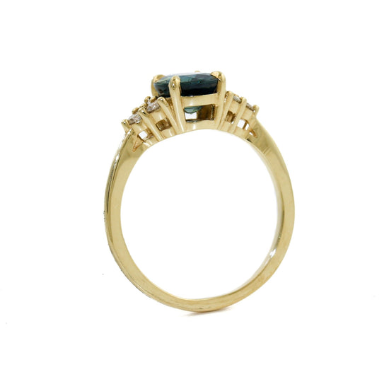 The Oasis Australian Sapphire Engagement Ring - Kingdom Jewelry