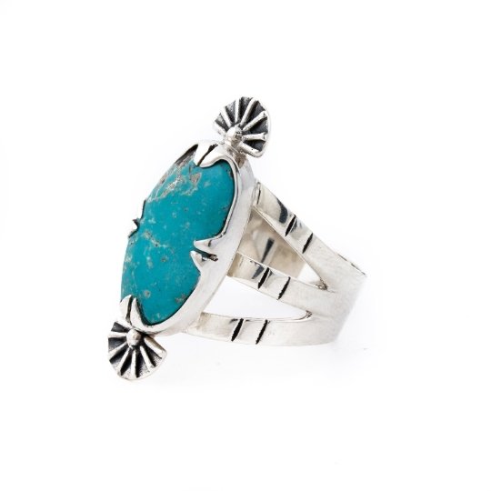 The "Sensu" with Royston Turquoise - Kingdom Jewelry